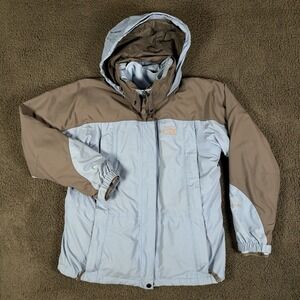 The North Face Jacket Womens Small Blue Hyvent Waterproof 2 in‎ 1 Fleece